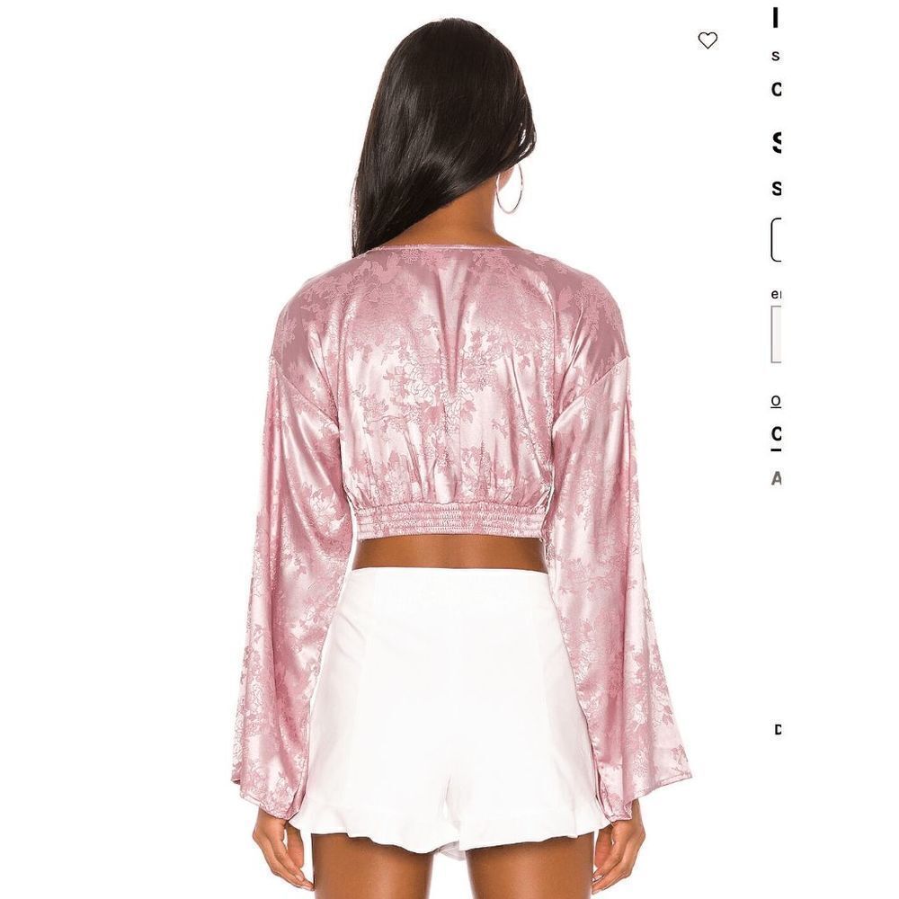 Superdown Isabella Kimono Top Size S in Pink - Picture 2 of 5